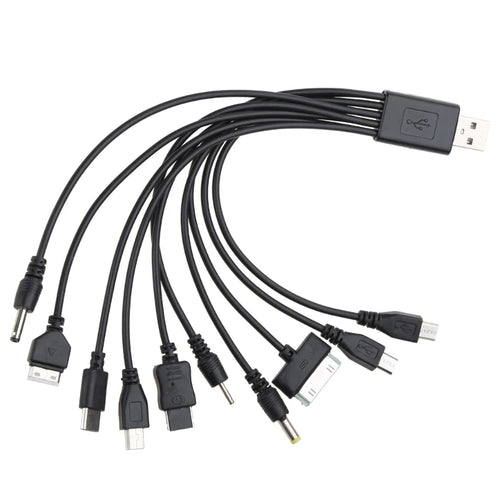 10-in-1 Multi-Device Charging Cable - Universal Adapter for All Devices