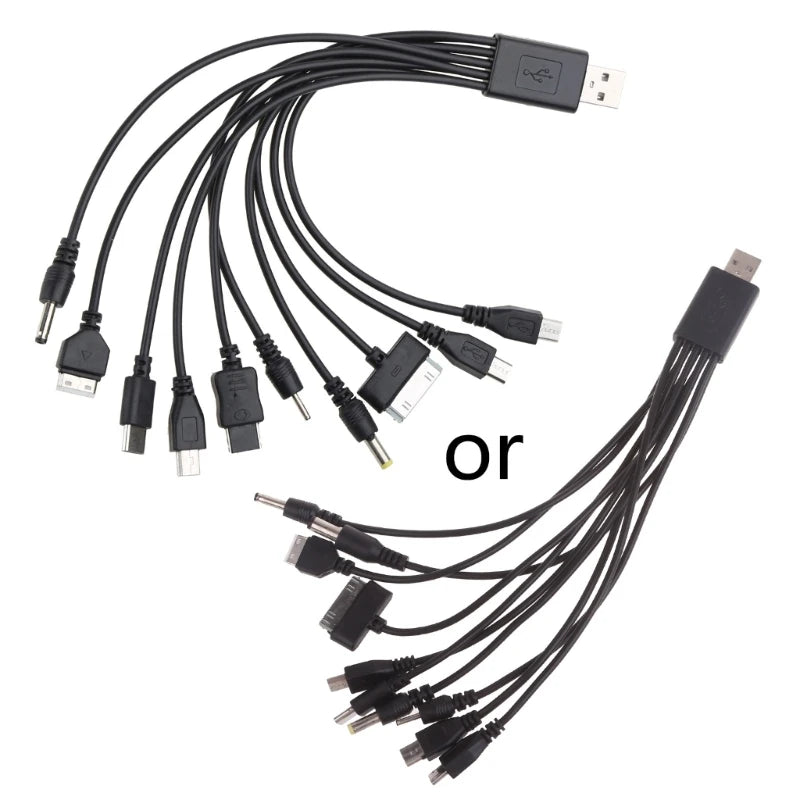 10-in-1 Multi-Device Charging Cable - Universal Adapter for All Devices