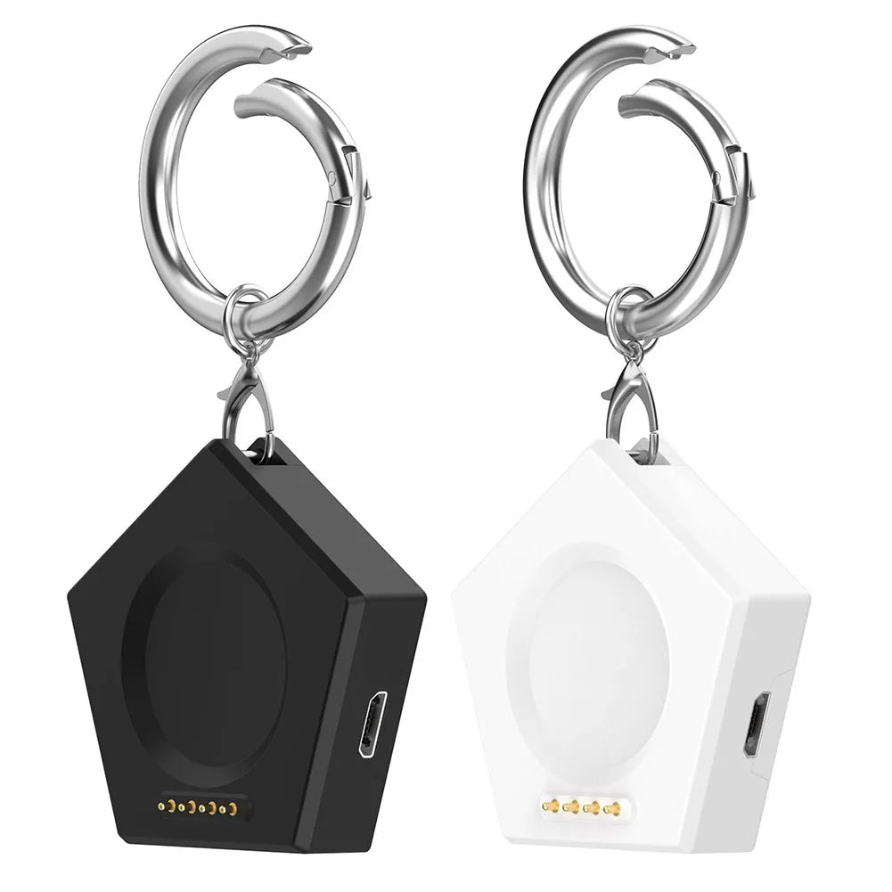 Magnetic Smartwatch Charger - Portable Wireless Charging Dock with Keychain